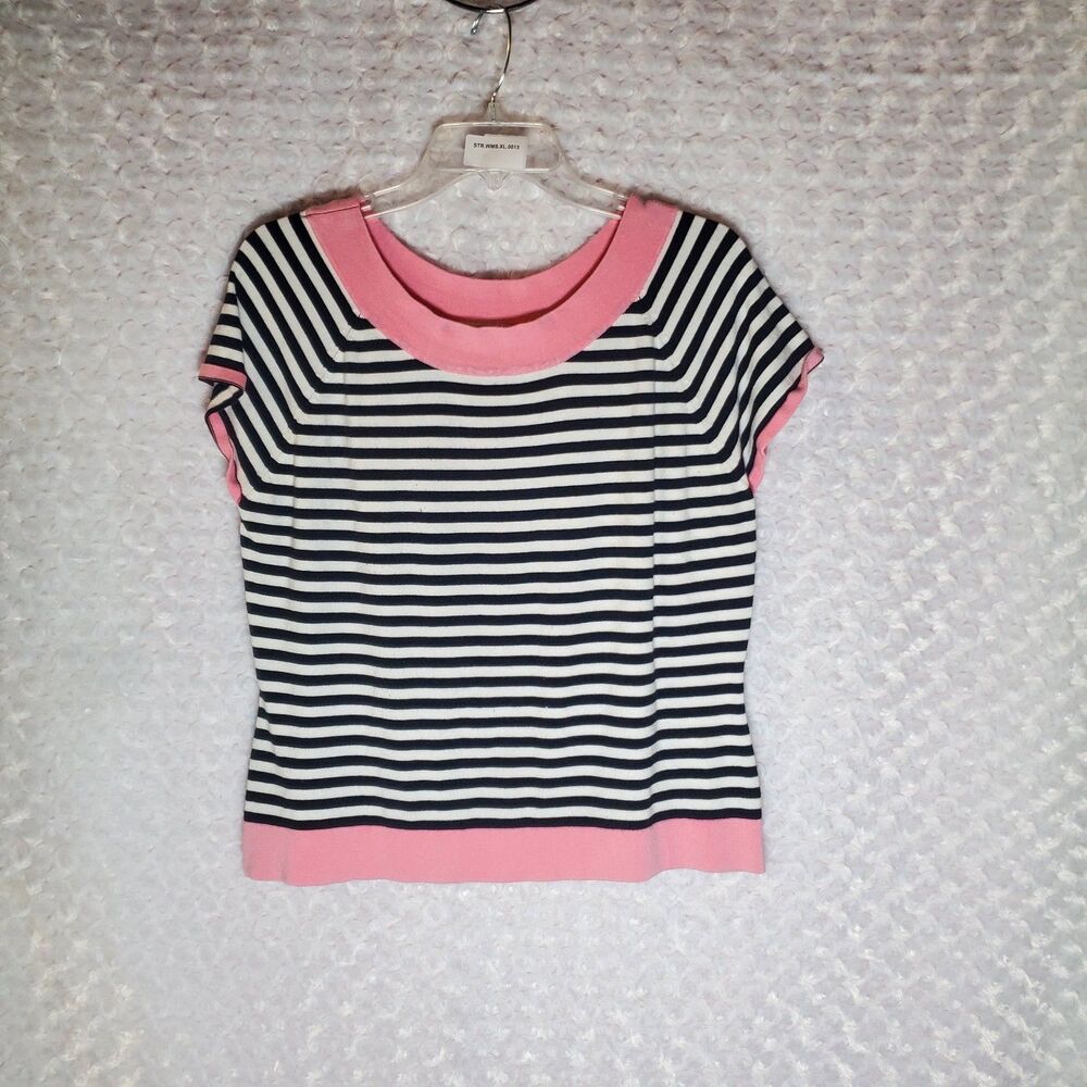 Vintage Stripe Knit Top Size XL